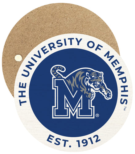 Memphis Tigers Round Wooden 2.5