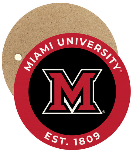 Miami University of Ohio Round Wooden 2.5