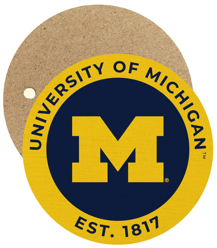 Michigan Wolverines Round Wooden 2.5