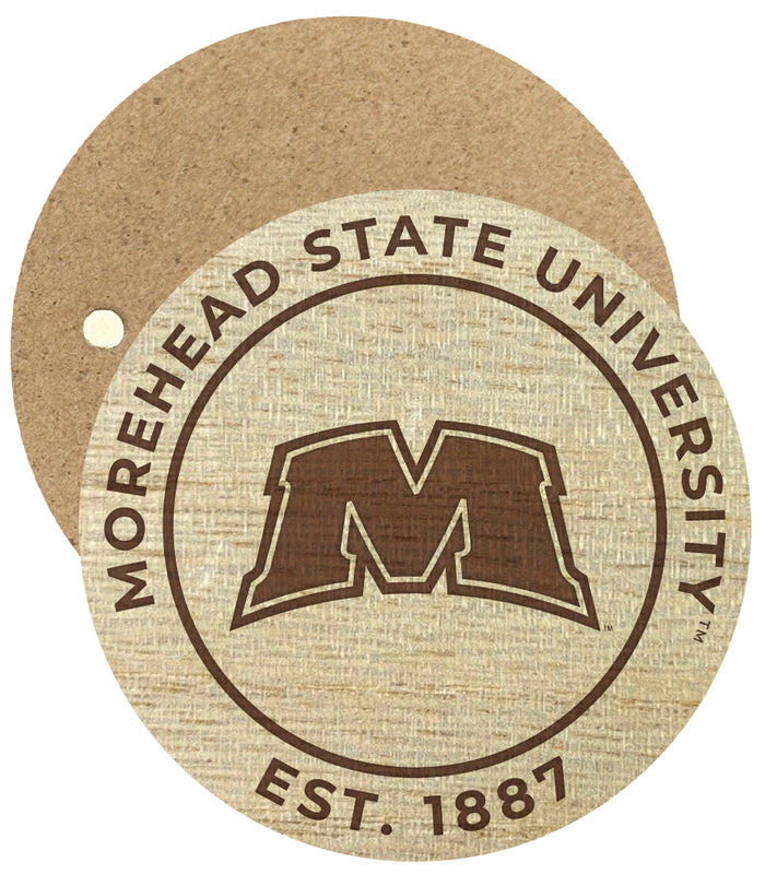 Morehead State University Engraved Round Wooden 2.5" Fridge Magnet Officially Licensed Collegiate Product Single