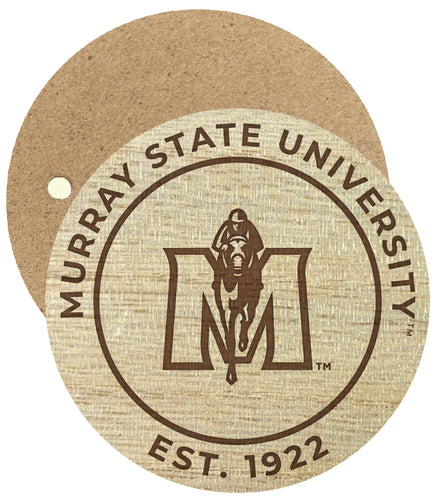 Murray State University Engraved Round Wooden 2.5