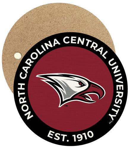 North Carolina Central Eagles Round Wooden 2.5
