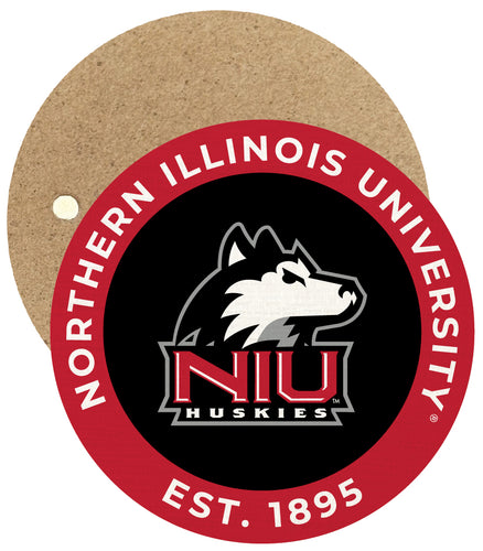 Northern Illinois Huskies Round Wooden 2.5