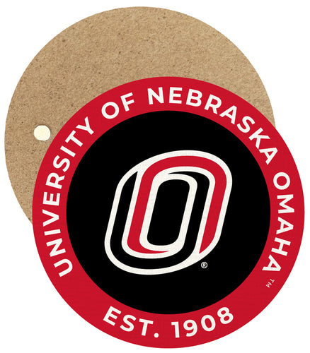 Nebraska at Omaha Round Wooden 2.5