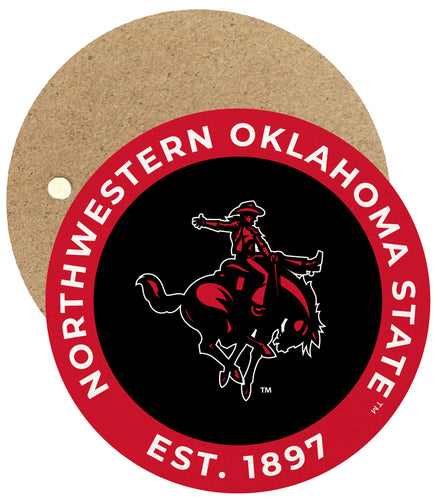 Northwestern Oklahoma State University Round Wooden 2.5