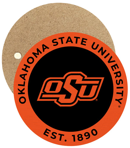Oklahoma State Cowboys Round Wooden 2.5