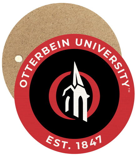 Otterbein University Round Wooden 2.5