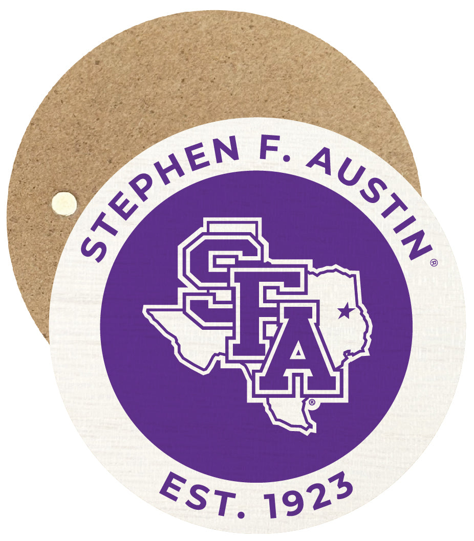 Stephen F. Austin State University Round Wooden 2.5