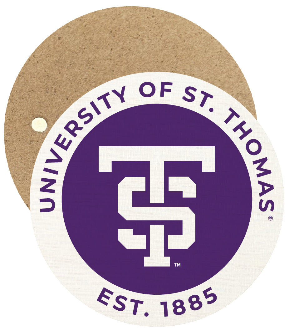 University of St. Thomas Round Wooden 2.5