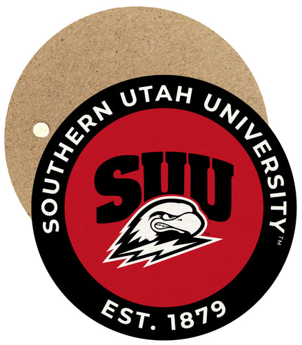 Southern Utah University Round Wooden 2.5