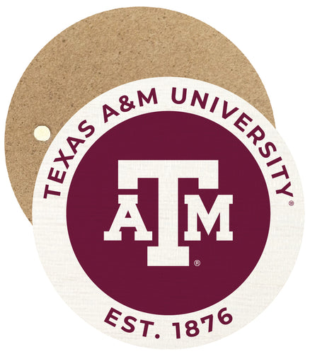 Texas A&M Aggies Round Wooden 2.5