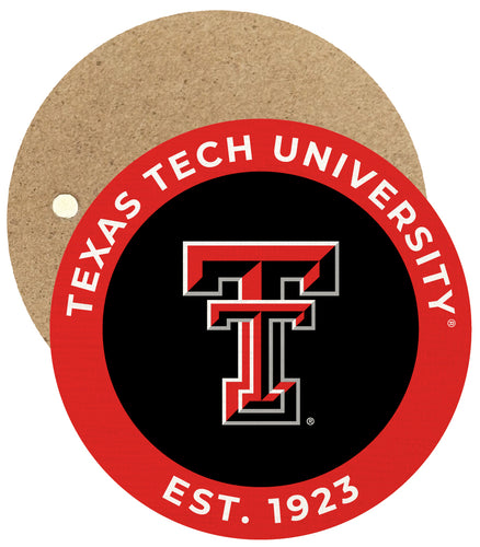 Texas Tech Red Raiders Round Wooden 2.5