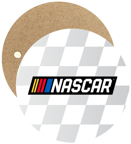 Nascar Round Wooden 2.5