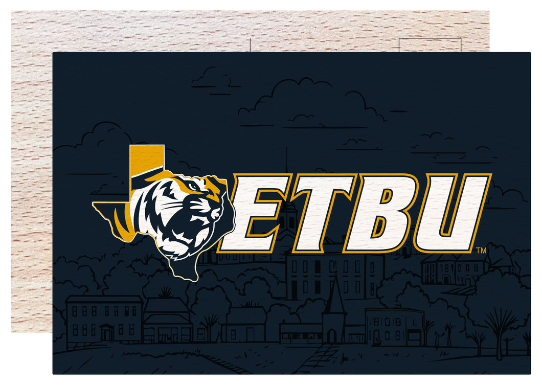 East Texas Baptist University Officially Licensed 4x6