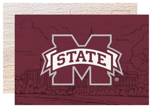 Mississippi State Bulldogs Officially Licensed 4x6