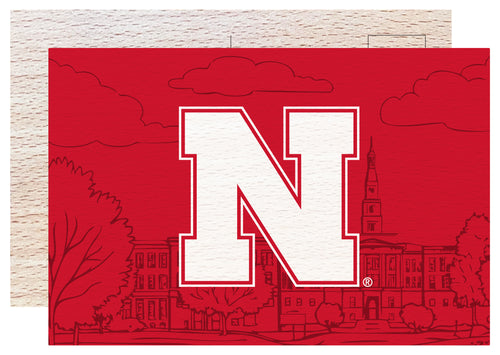 Nebraska Cornhuskers Officially Licensed 4x6
