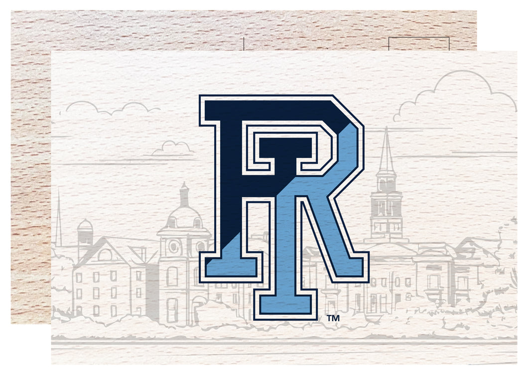 Rhode Island University Officially Licensed 4x6
