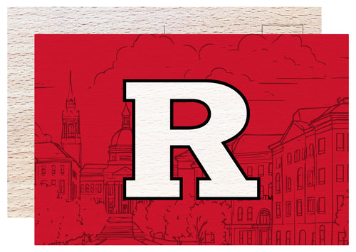 Rutgers Scarlet Knights Officially Licensed 4x6
