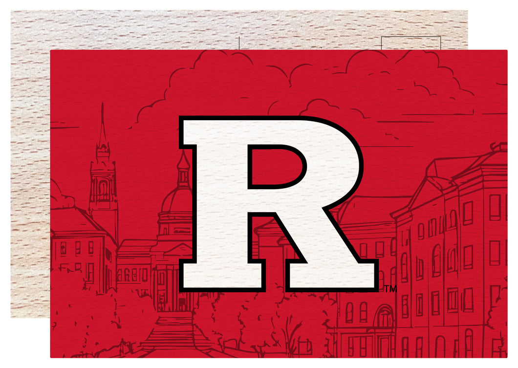 Rutgers Scarlet Knights Officially Licensed 4x6