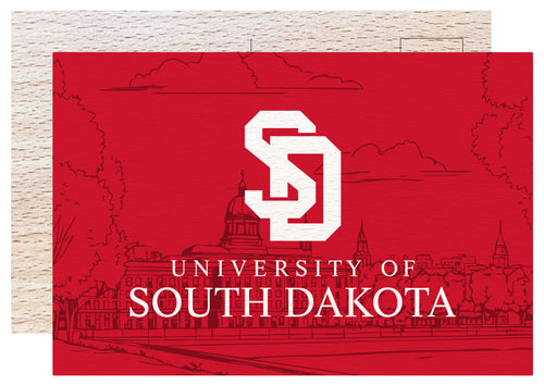 South Dakota Coyotes Officially Licensed 4x6