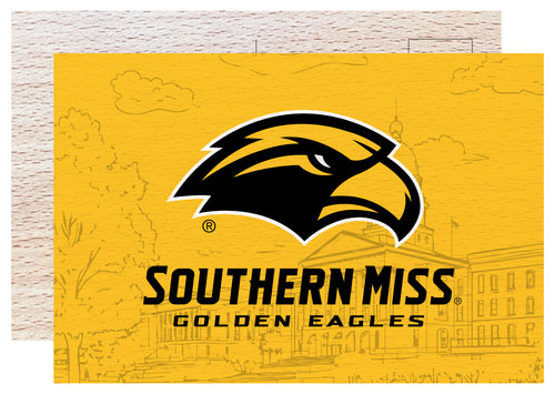 Southern Mississippi Golden Eagles Officially Licensed 4x6
