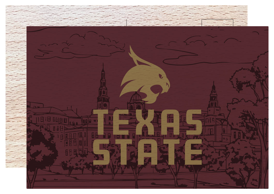 Texas State Bobcats Officially Licensed 4x6