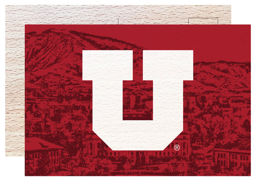 Utah Utes Officially Licensed 4x6