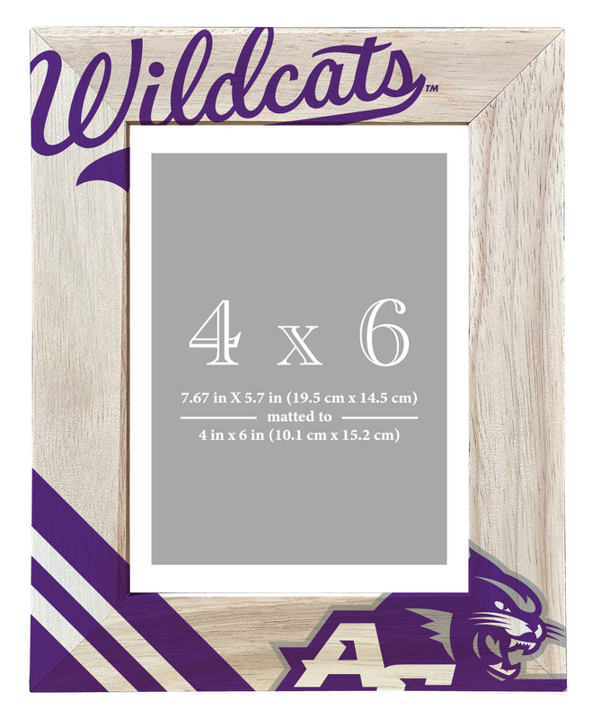 Abilene Christian University Officially Licensed College Printed Wooden Photo Frame 4x6 – Vertical Display