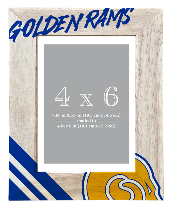 Albany State University Officially Licensed College Printed Wooden Photo Frame 4x6 – Vertical Display
