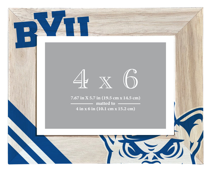 Brigham Young Cougars Officially Licensed College Printed Wooden Photo Frame 4x6 – Horizontal Display