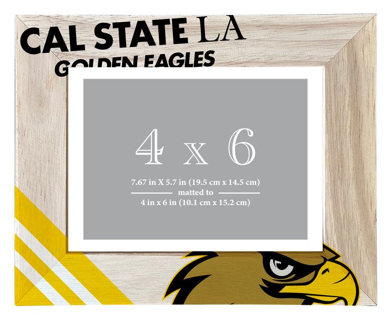 California State University Los Angeles Officially Licensed College Printed Wooden Photo Frame 4x6 – Horizontal Display