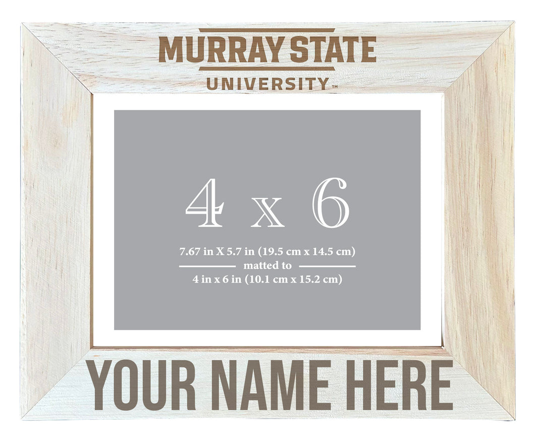 Murray State University Customizable Wooden Photo Frame Matted 4
