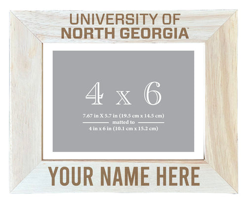 North Georgia Nighhawks Customizable Wooden Photo Frame Matted 4