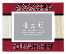 Load image into Gallery viewer, Rider University Broncs Customizable Wooden Photo Frame Matted 4&quot;x 6&quot; Officially Licensed Collegiate Product Printed
