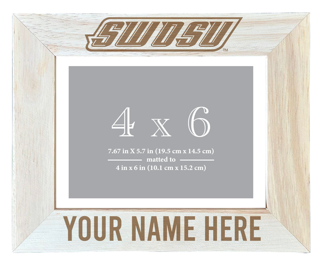 Southwestern Oklahoma State University Customizable Wooden Photo Frame Matted 4