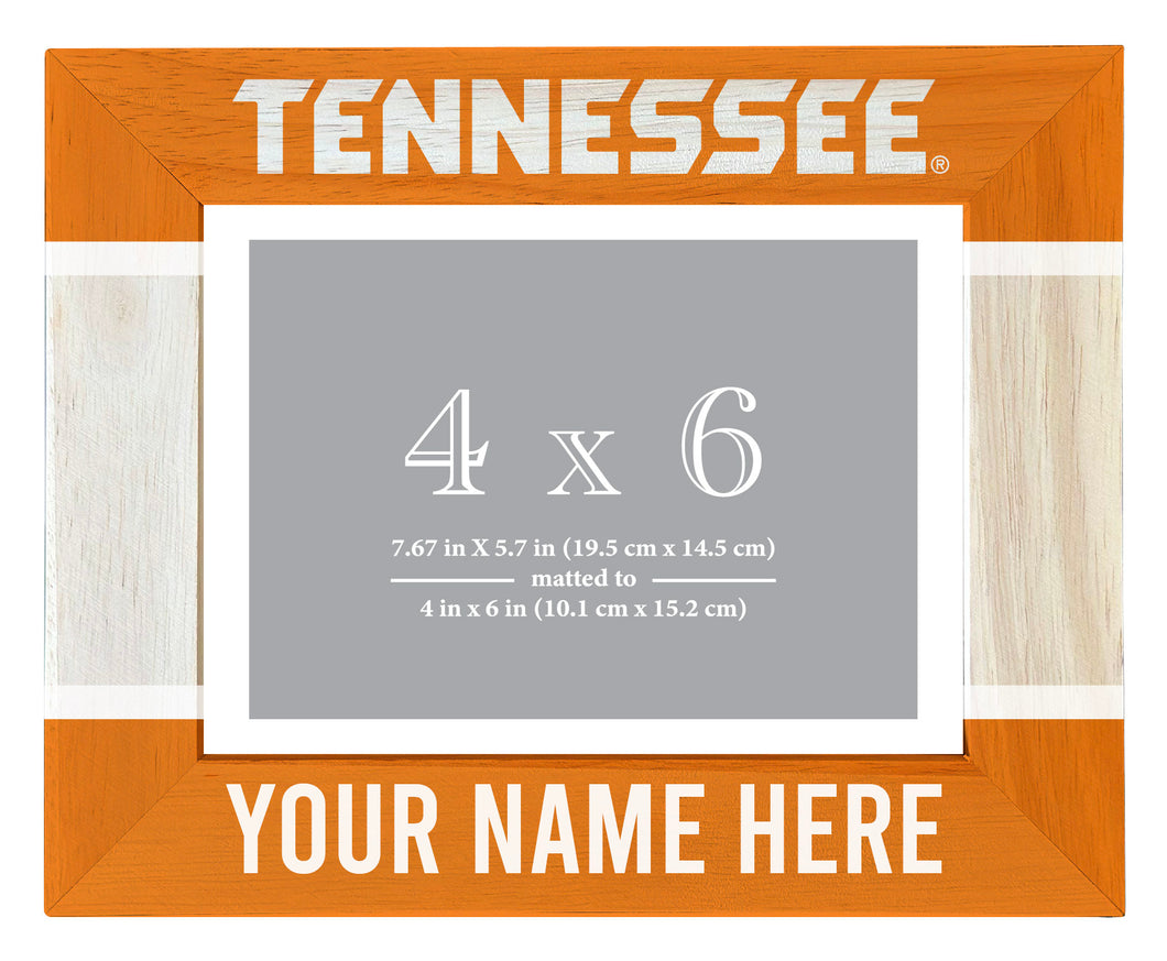 Tennessee Knoxville Customizable Wooden Photo Frame Matted 4