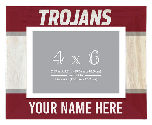 Troy University Customizable Wooden Photo Frame Matted 4