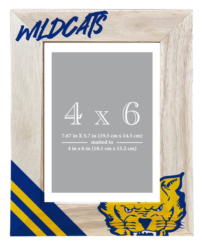 Fort Valley State University Officially Licensed College Printed Wooden Photo Frame 4x6 – Vertical Display