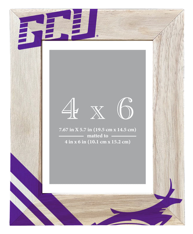 Grand Canyon University Lopes Officially Licensed College Printed Wooden Photo Frame 4x6 – Vertical Display