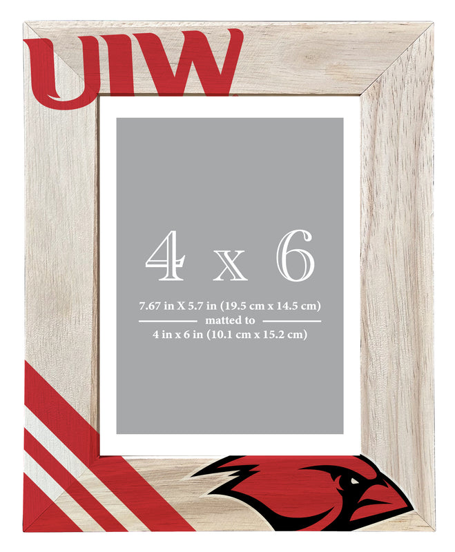 Incarnate Word Cardinals Officially Licensed College Printed Wooden Photo Frame 4x6 – Vertical Display