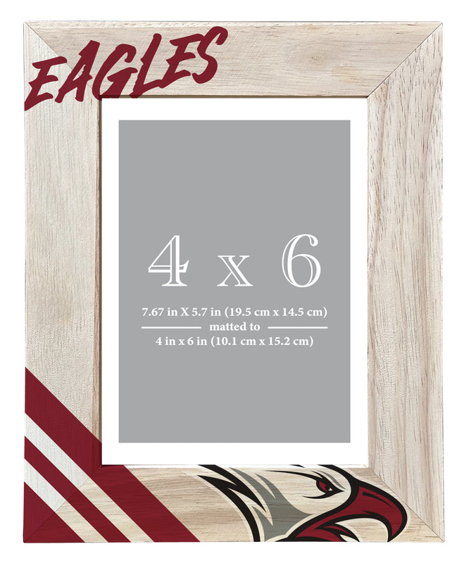 North Carolina Central Eagles Officially Licensed College Printed Wooden Photo Frame 4x6 – Vertical Display