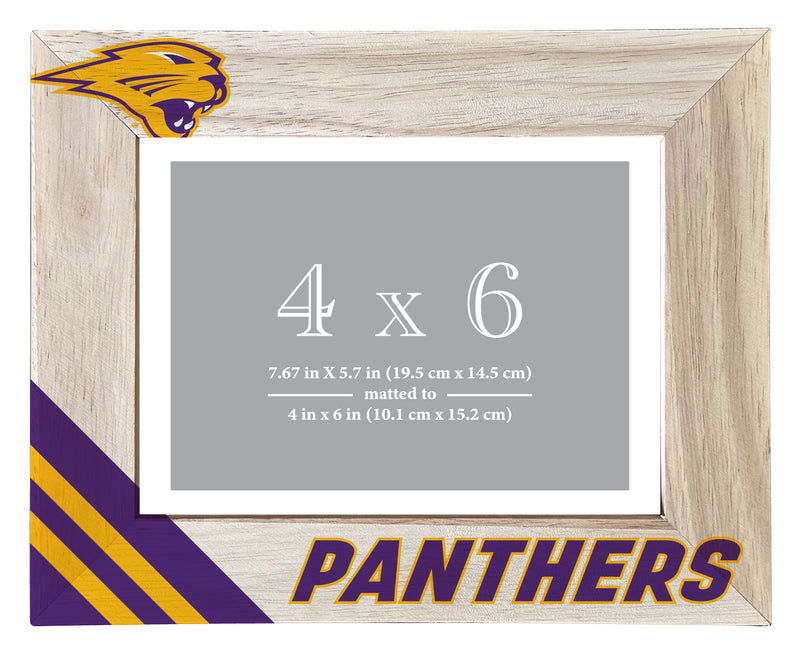 Northern Iowa Panthers Officially Licensed College Printed Wooden Photo Frame 4x6 – Horizontal Display