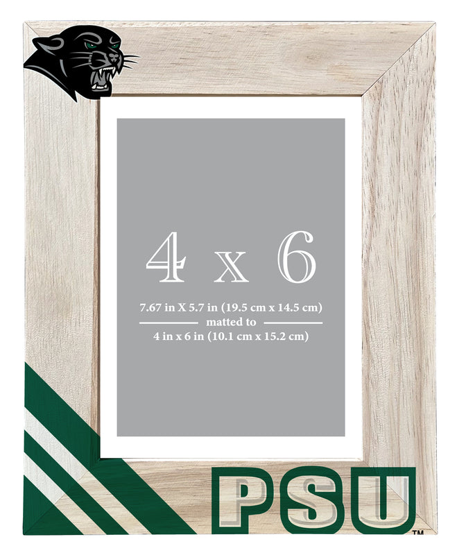 Plymouth State University Officially Licensed College Printed Wooden Photo Frame 4x6 – Vertical Display