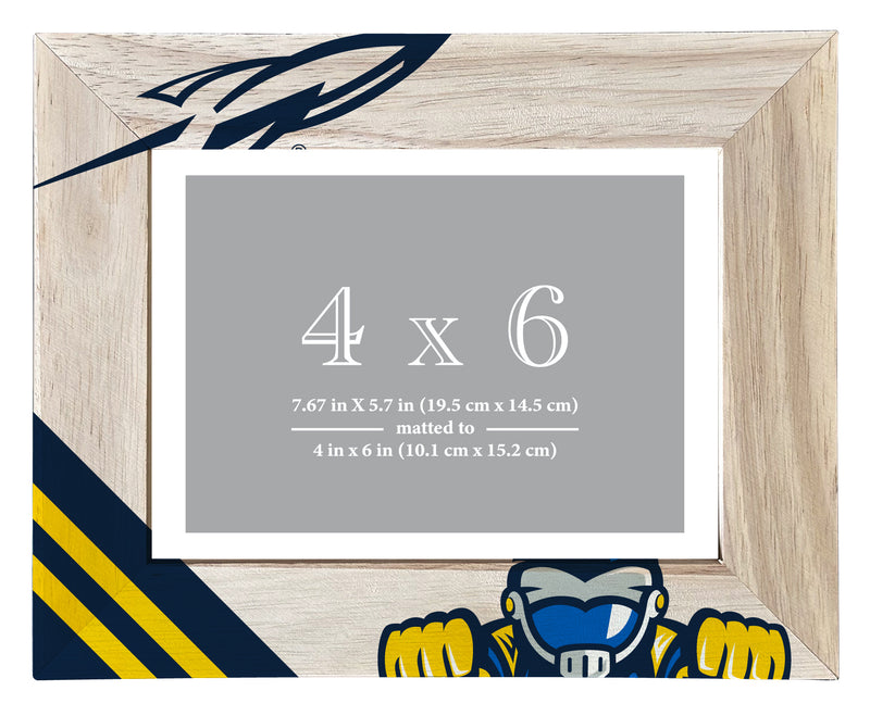 Toledo Rockets Officially Licensed College Printed Wooden Photo Frame 4x6 – Horizontal Display