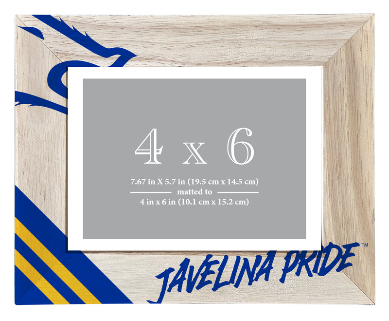 Texas A&M Kingsville Javelinas Officially Licensed College Printed Wooden Photo Frame 4x6 – Horizontal Display