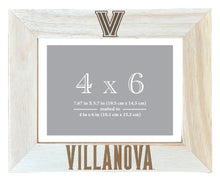 Load image into Gallery viewer, Villanova Wildcats Wooden Photo Frame - Customizable 4 x 6 Inch - Elegant Matted Display for Memories

