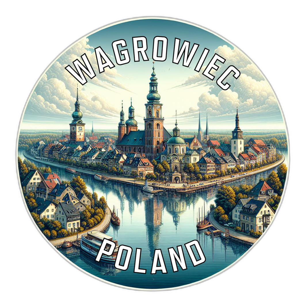 Wagrowiec Poland Souvenir Vinyl Decal Sticker 2-Inch