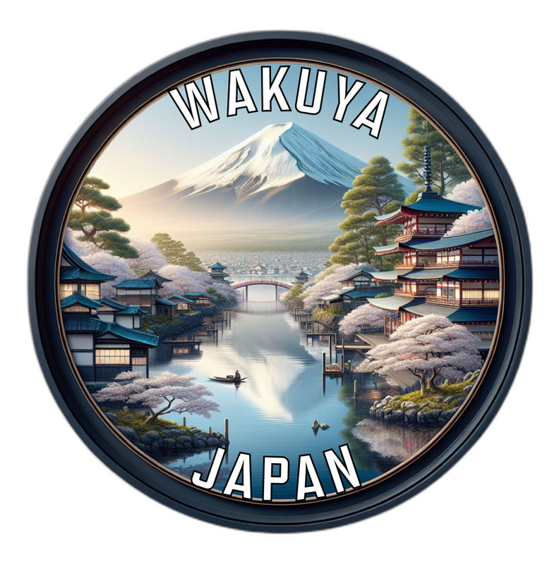 Wakuya Japan Souvenir Die Cut Flat Magnet 6-Inch