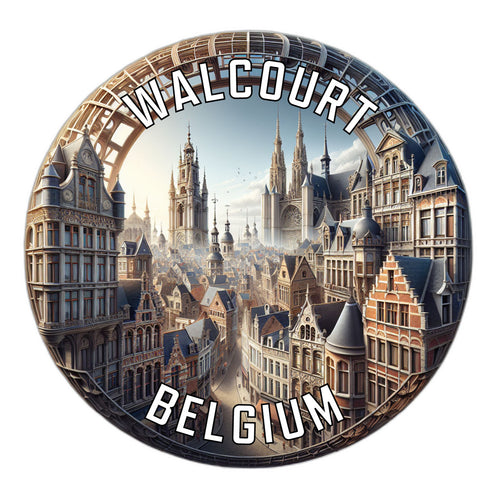 Walcourt Belgium Souvenir Vinyl Decal Sticker 2-Inch