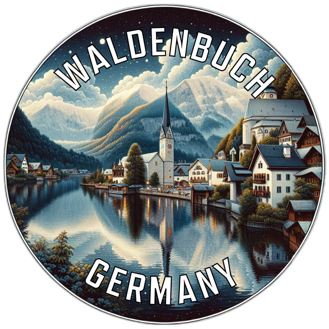 Waldenbuch Germany Souvenir Die Cut Flat Magnet 2-Inch